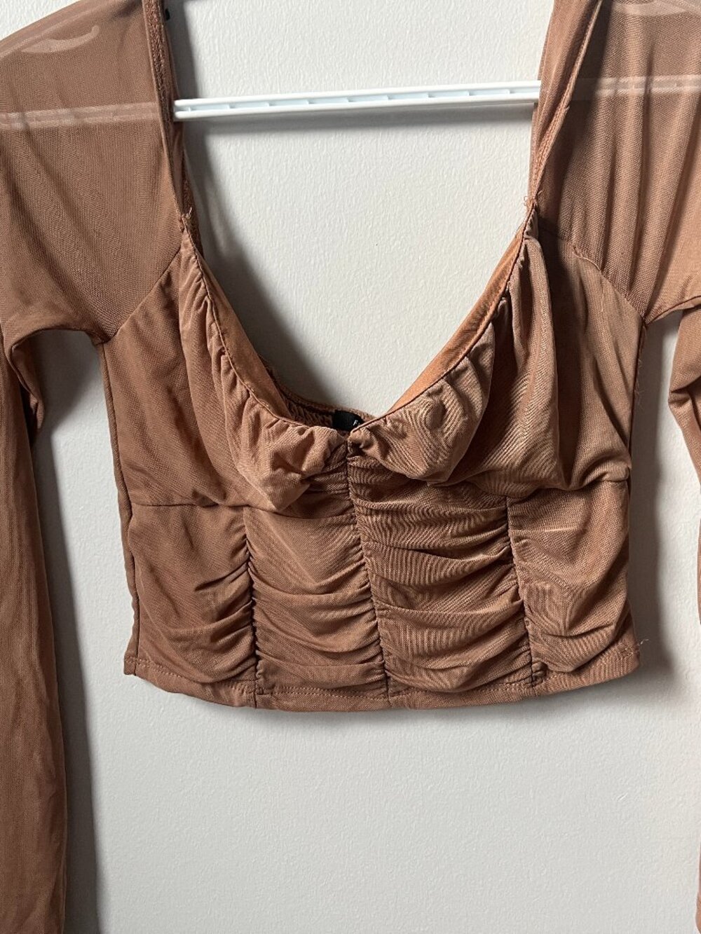 Long Sleeve Corset Top